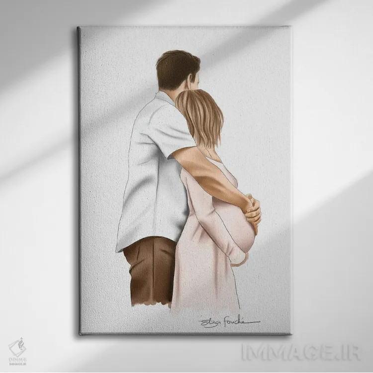 تابلو دکوراتیو والباور آینده اثر الزا فوچه - نمای روبهرو روی دیوار