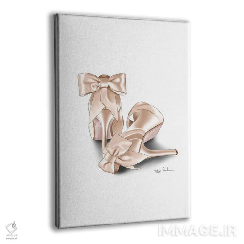 تابلو دکوراتیو کفش عروس اثر الزا فوچه - نمای پرسپکتیو محصول