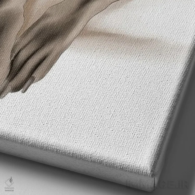 تابلو دکوراتیو استفی II اثر الزا فوچه - نمای نزدیک بافت بوم