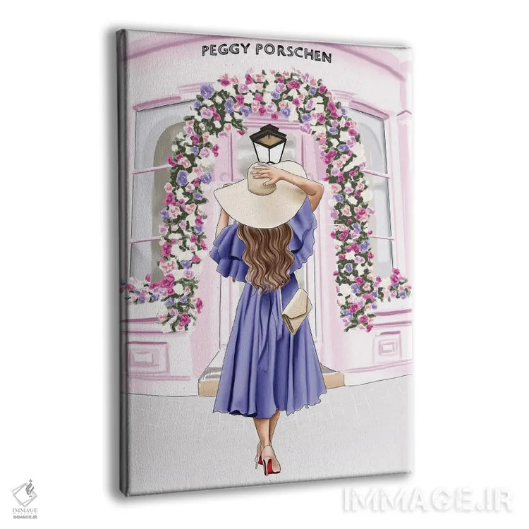 تابلو دکوراتیو رویای بهاری اثر الزا فوچه - نمای پرسپکتیو محصول