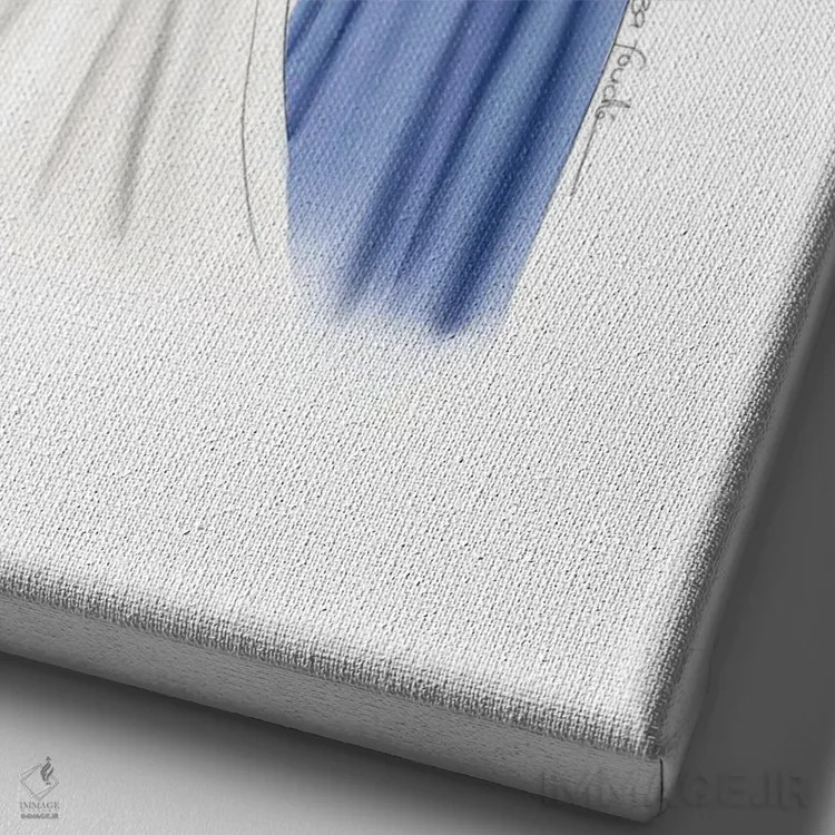 تابلو دکوراتیو عروس و مادر اثر الزا فوچه - نمای نزدیک بافت بوم