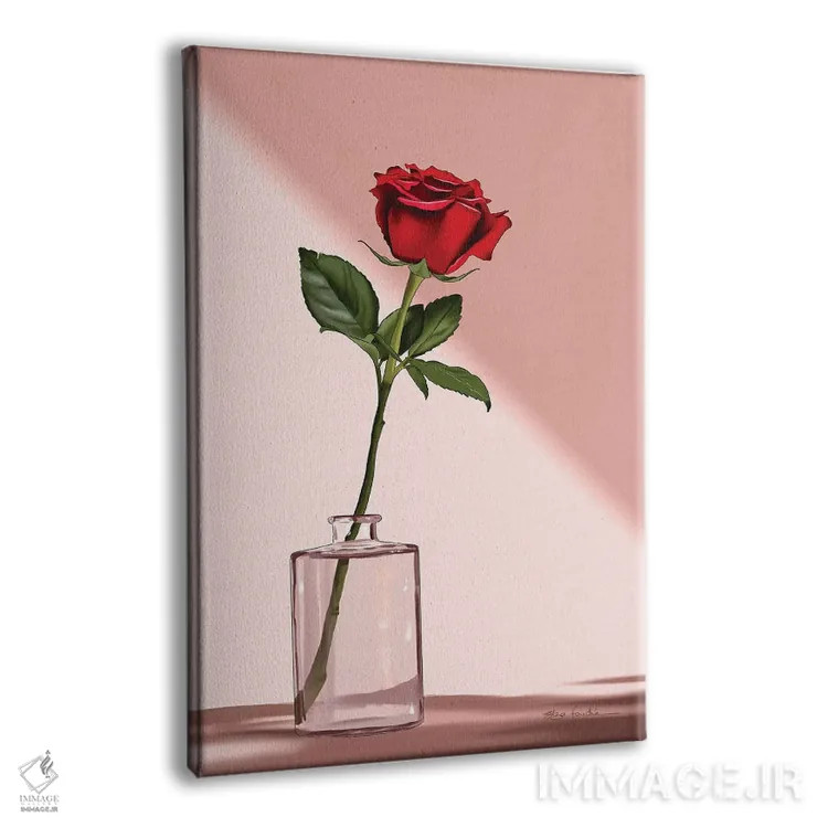 تابلو دکوراتیو رز اثر الزا فوچه - نمای پرسپکتیو محصول