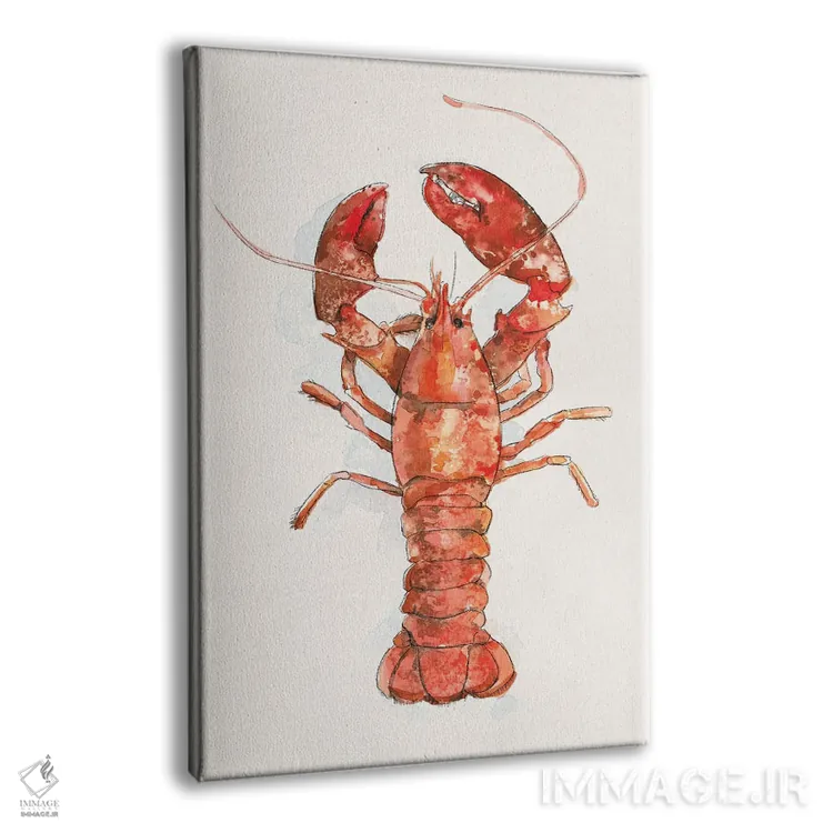 تابلو دکوراتیو خرچنگ شور ۲ اثر اما کارولین - نمای پرسپکتیو محصول
