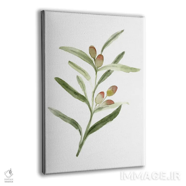 تابلو دکوراتیو شاخه زیتون شیرین ۲ اثر اما کارولین - نمای پرسپکتیو محصول