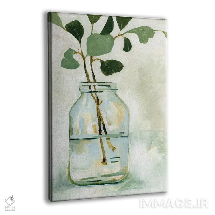 تابلو دکوراتیو طبیعت بی جان شاخه اکالیپتوس ۲ اثر اما کارولین - نمای پرسپکتیو محصول