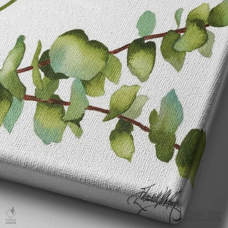 تابلو مدرن نجات یافته با لطف اثر الیزابت مدلی - نمای نزدیک بافت بوم