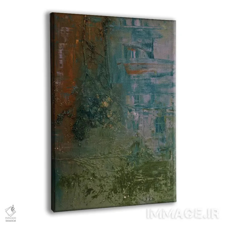تابلو انتزاعی جنگل دریایی شماره یک اثر امیلی ماگون - نمای پرسپکتیو محصول