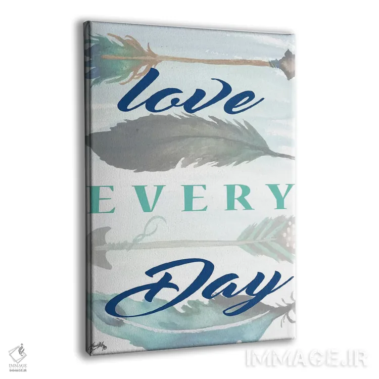 تابلو دکوراتیو الهام بخش شماره دو اثر الیزابت مدلی - نمای پرسپکتیو محصول