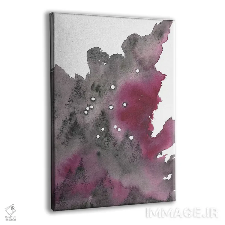 تابلو انتزاعی برج دلو اثر امیلی ماگون - نمای پرسپکتیو محصول