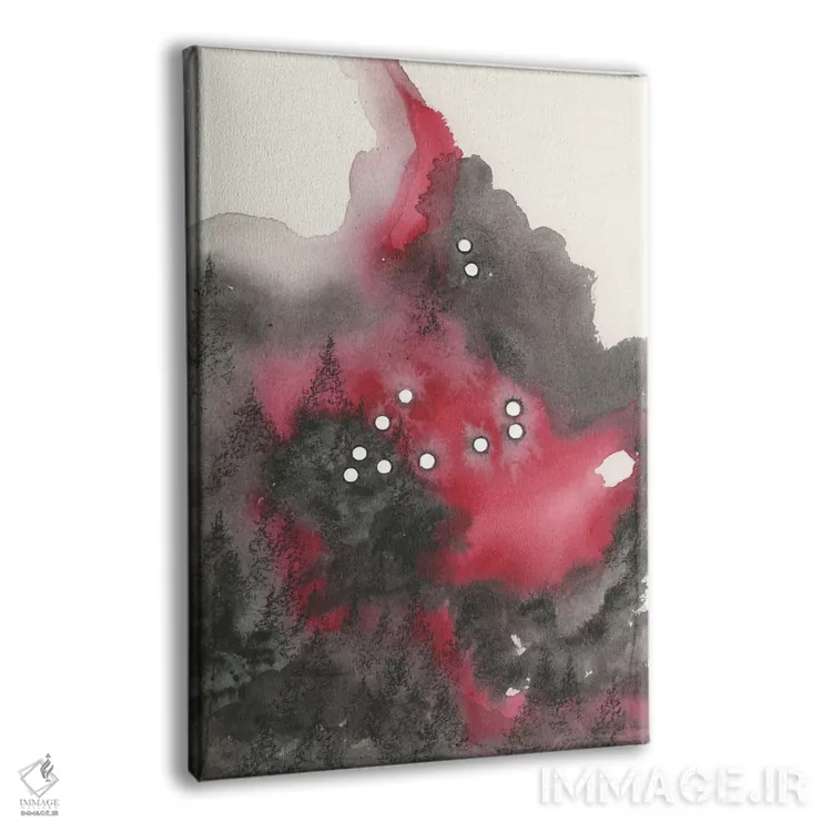 تابلو انتزاعی برج جدی اثر امیلی ماگون - نمای پرسپکتیو محصول