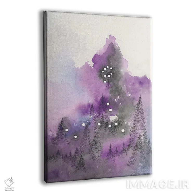 تابلو انتزاعی برج حوت اثر امیلی ماگون - نمای پرسپکتیو محصول