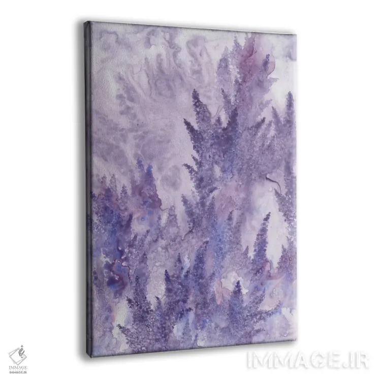 تابلو انتزاعی آبدار اثر امیلی ماگون - نمای پرسپکتیو محصول