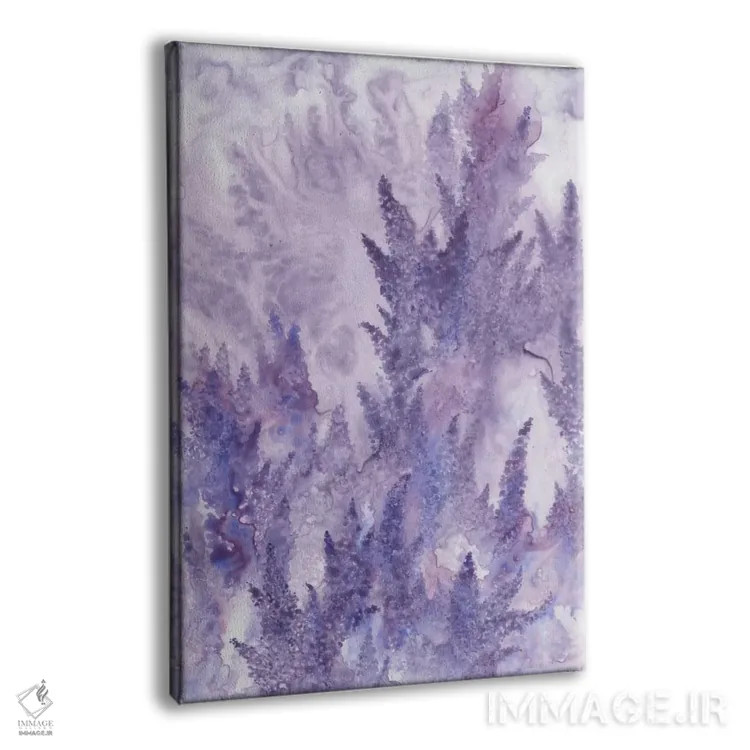 تابلو انتزاعی آبدار اثر امیلی ماگون - نمای پرسپکتیو محصول