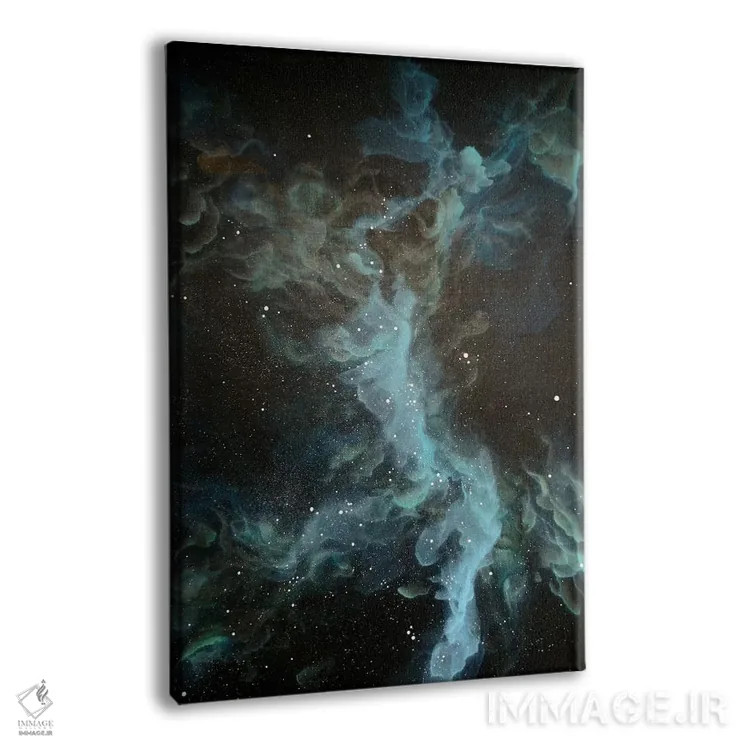 تابلو دکوراتیو سحابی هفت اثر امیلی ماگون - نمای پرسپکتیو محصول