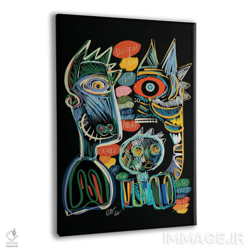 تابلو مدرن کمتر بیشتر است، عشق زیبای من اثر امانوئل سیگنورینو - نمای پرسپکتیو محصول