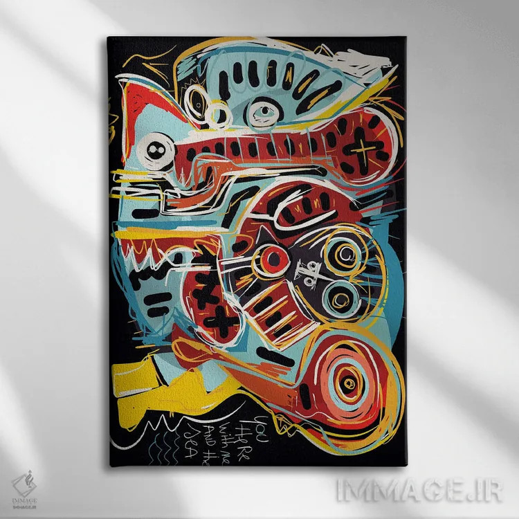 تابلو دکوراتیو تو اینجایی با دریا اثر امانوئل سیگنورینو - نمای روبهرو روی دیوار