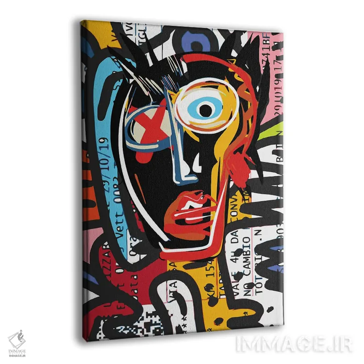 تابلو دکوراتیو روح گرافیتی خیابان ها اثر امانوئل سیگنورینو - نمای پرسپکتیو محصول