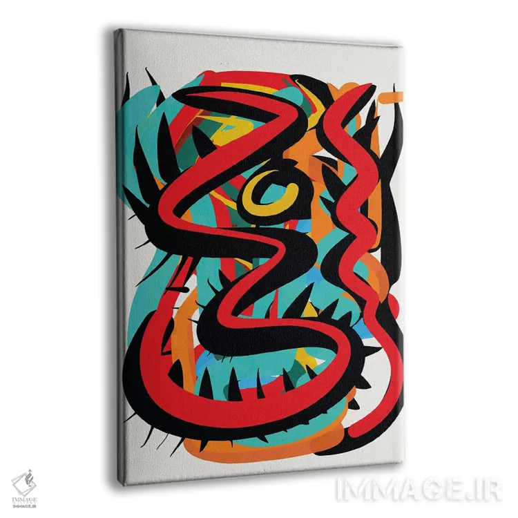 تابلو دکوراتیو انرژی اولیه هنر اثر امانوئل سیگنورینو - نمای پرسپکتیو محصول