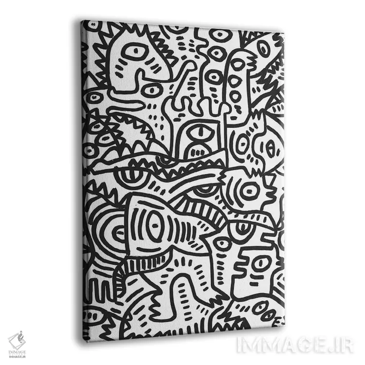 تابلو مینیمال برای حقوقت مبارزه کن اثر امانوئل سیگنورینو - نمای پرسپکتیو محصول