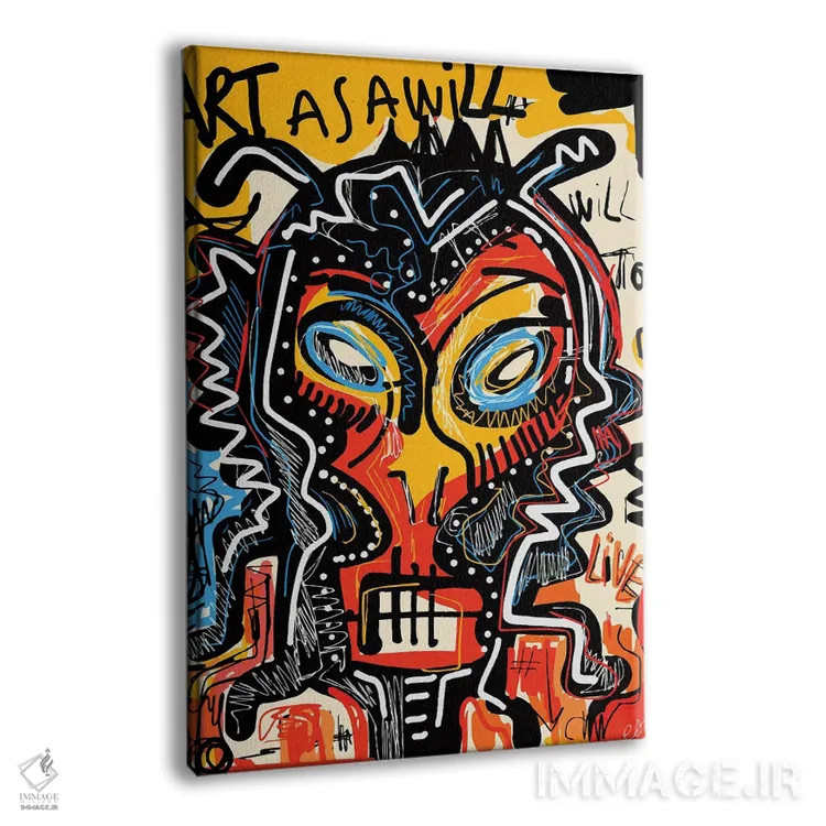 تابلو دکوراتیو هنر به مثابه اراده اثر امانوئل سیگنورینو - نمای پرسپکتیو محصول