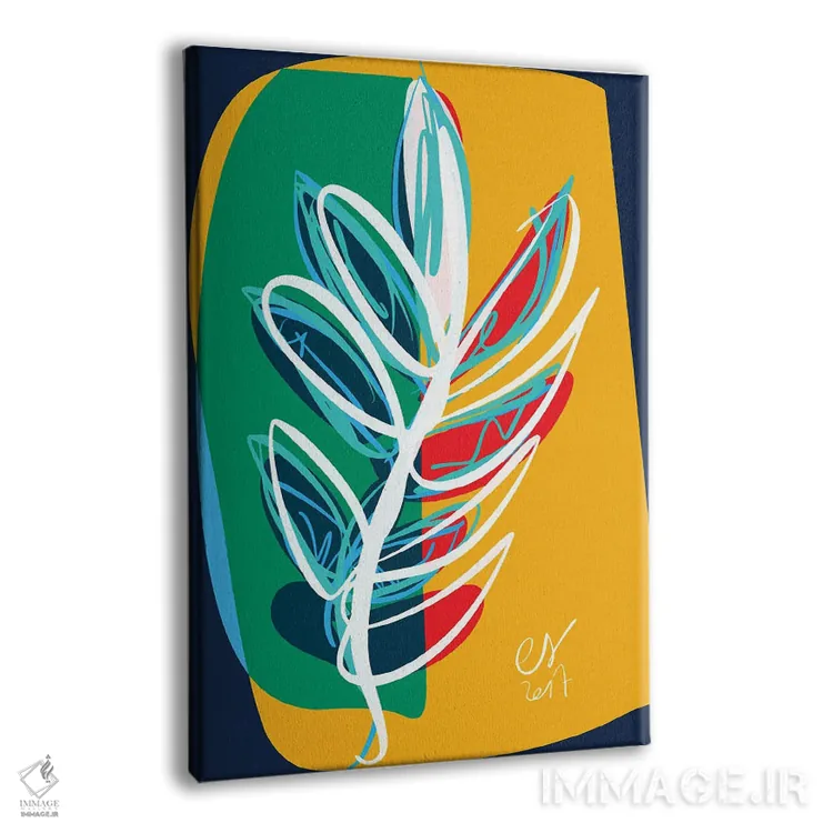 تابلو دکوراتیو نخل اثر امانوئل سیگنورینو - نمای پرسپکتیو محصول