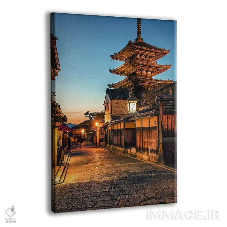 تابلو دکوراتیو شهر کیوتو اثر مانجیک پیکچرز - نمای پرسپکتیو محصول