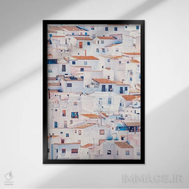 تابلو دکوراتیو آندلس اثر مانجیک پیکچرز - نمای قابدار مشکی