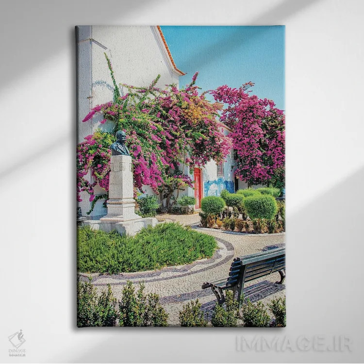 تابلو دکوراتیو لیسبون زیبا اثر مانجیک پیکچرز - نمای روبهرو روی دیوار