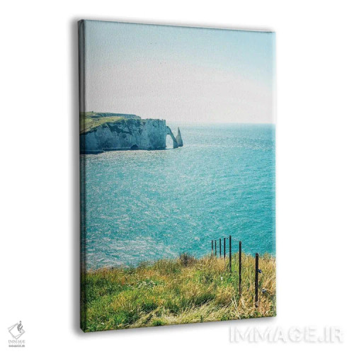 تابلو دکوراتیو خط ساحلی نرماندی اثر مانجیک پیکچرز - نمای پرسپکتیو محصول