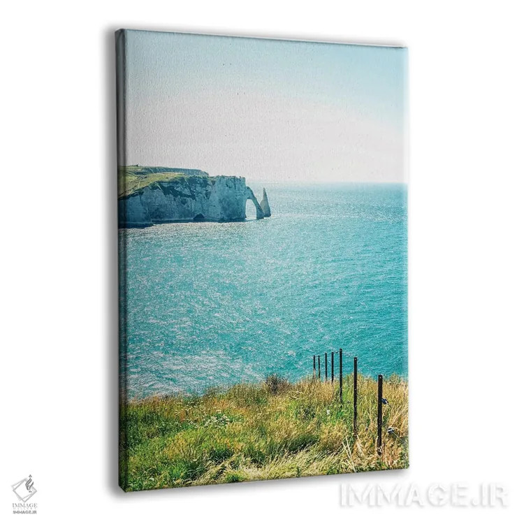 تابلو دکوراتیو خط ساحلی نرماندی اثر مانجیک پیکچرز - نمای پرسپکتیو محصول