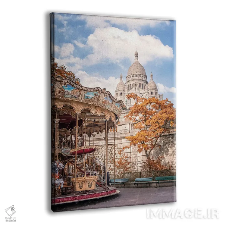 تابلو دکوراتیو مون مارتر اثر مانجیک پیکچرز - نمای پرسپکتیو محصول