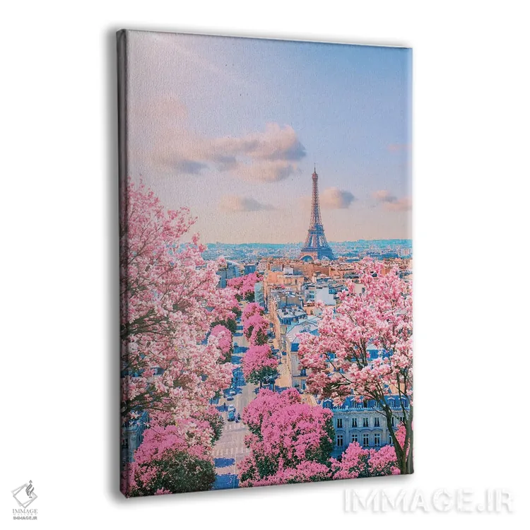 تابلو دکوراتیو بهار در پاریس اثر مانجیک پیکچرز - نمای پرسپکتیو محصول