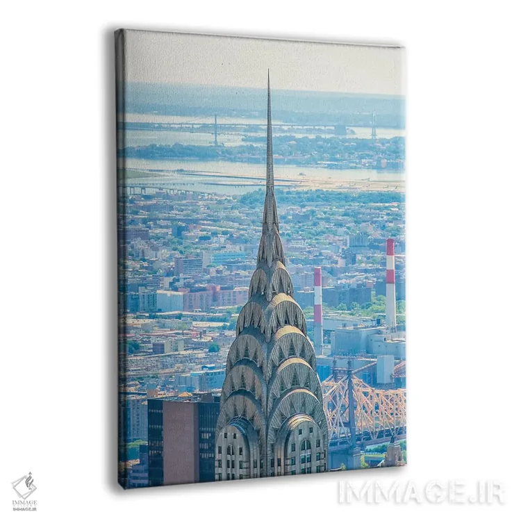تابلو دکوراتیو بالای ساختمان کرایسلر اثر مانجیک پیکچرز - نمای پرسپکتیو محصول
