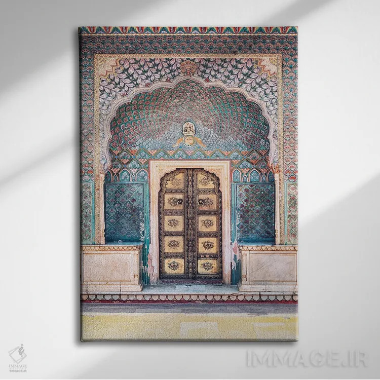 تابلو دکوراتیو معماری جیپور اثر مانجیک پیکچرز - نمای روبهرو روی دیوار