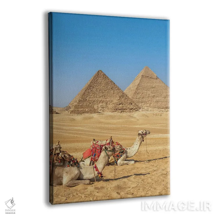 تابلو دکوراتیو نمای جیزه اثر مانجیک پیکچرز - نمای پرسپکتیو محصول