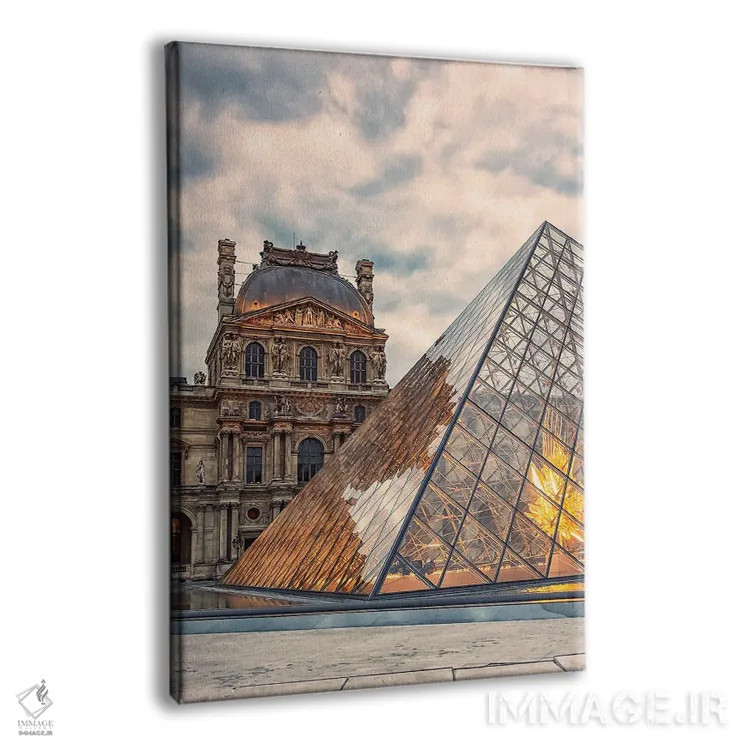 تابلو دکوراتیو اهرام مدرن اثر مانجیک پیکچرز - نمای پرسپکتیو محصول