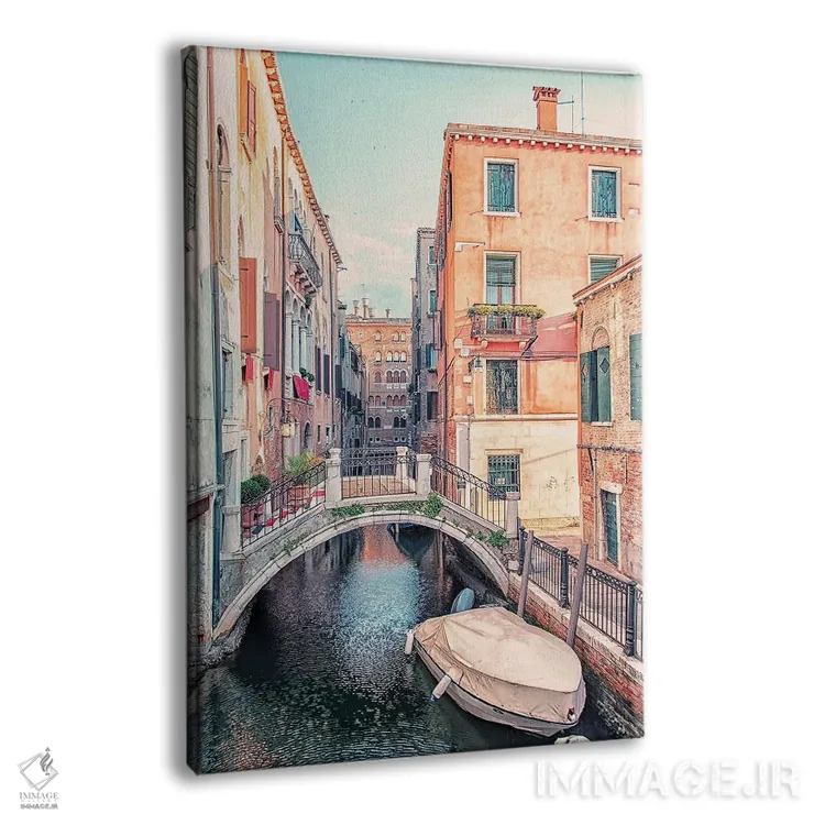 تابلو دکوراتیو کانال ونیز اثر مانجیک پیکچرز - نمای پرسپکتیو محصول
