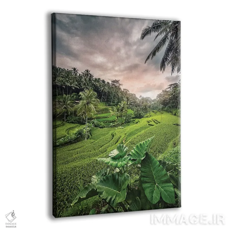 تابلو دکوراتیو غروب اوبود اثر مانجیک پیکچرز - نمای پرسپکتیو محصول