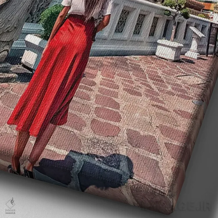 تابلو دکوراتیو گردشگری در بانکوک اثر مانجیک پیکچرز - نمای نزدیک بافت بوم