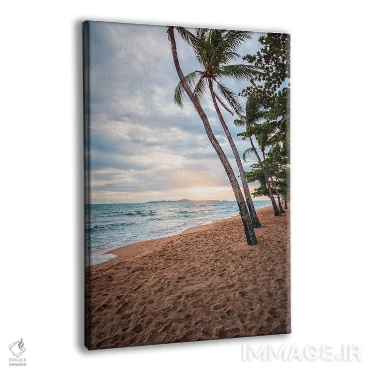 تابلو دکوراتیو منظره دریا در غروب اثر مانجیک پیکچرز - نمای پرسپکتیو محصول
