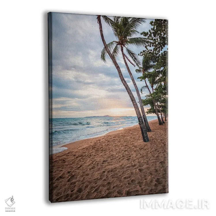 تابلو دکوراتیو منظره دریا در غروب اثر مانجیک پیکچرز - نمای پرسپکتیو محصول