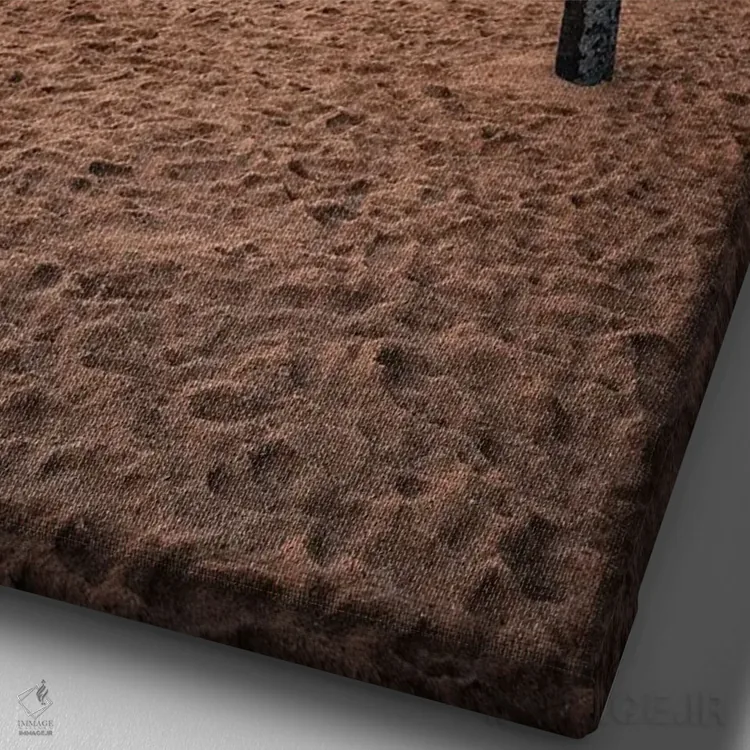 تابلو دکوراتیو منظره دریا در غروب اثر مانجیک پیکچرز - نمای نزدیک بافت بوم