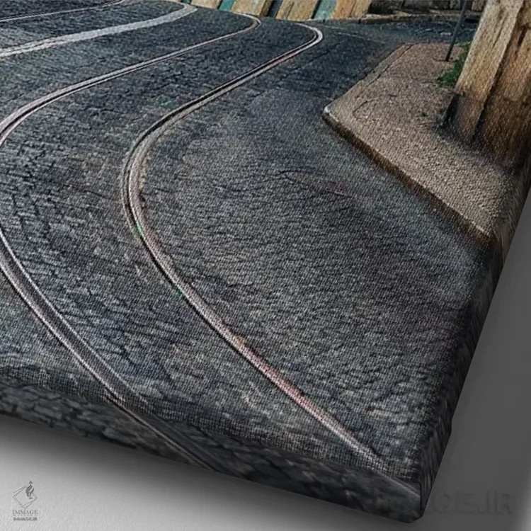 تابلو دکوراتیو خیابانی در لیسبون اثر مانجیک پیکچرز - نمای نزدیک بافت بوم