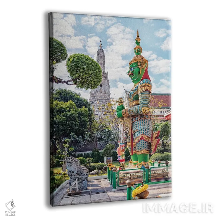 تابلو دکوراتیو نگهبان معبد وات آرون اثر مانجیک پیکچرز - نمای پرسپکتیو محصول