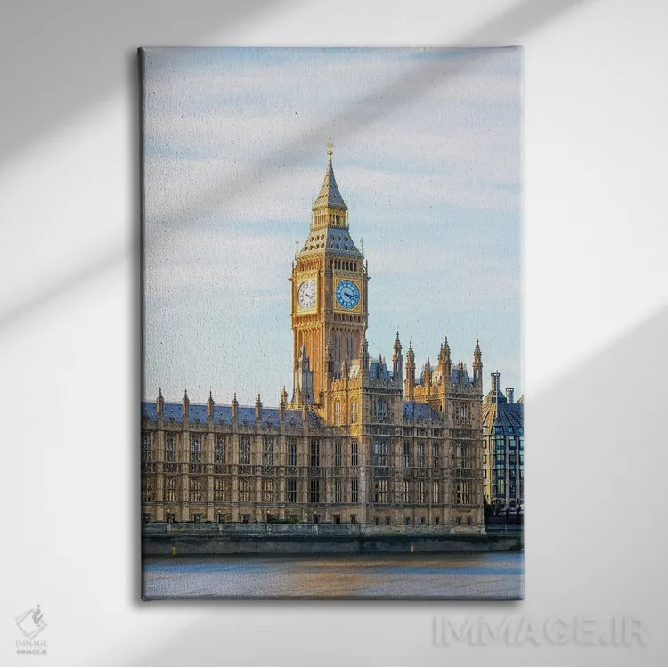 تابلو دکوراتیو نماد لندن اثر مانجیک پیکچرز - نمای روبهرو روی دیوار