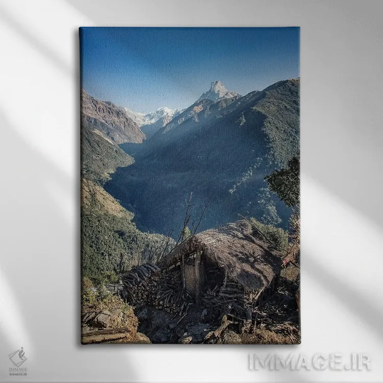 تابلو دکوراتیو هیمالیا اثر مانجیک پیکچرز - نمای روبهرو روی دیوار