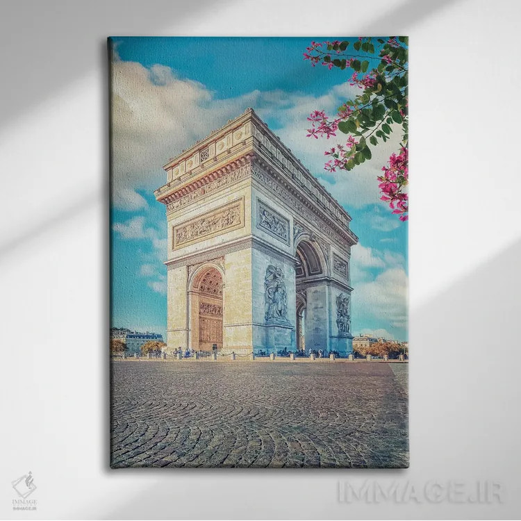 تابلو دکوراتیو طاق پیروزی اثر مانجیک پیکچرز - نمای روبهرو روی دیوار