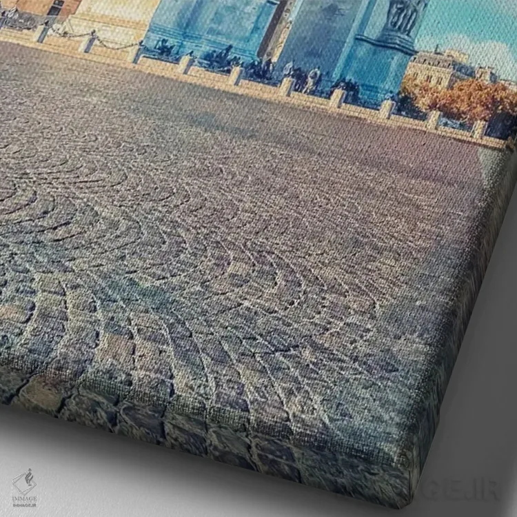 تابلو دکوراتیو طاق پیروزی اثر مانجیک پیکچرز - نمای نزدیک بافت بوم