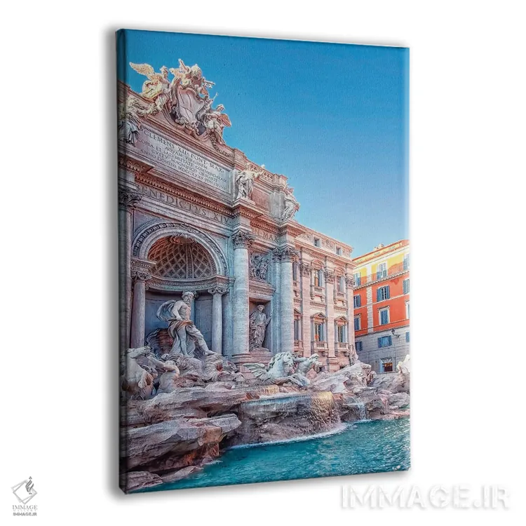 تابلو دکوراتیو فواره رم اثر مانجیک پیکچرز - نمای پرسپکتیو محصول