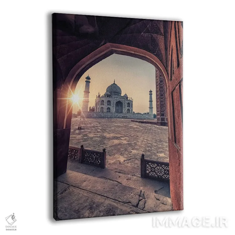 تابلو دکوراتیو معماری تاج محل اثر مانجیک پیکچرز - نمای پرسپکتیو محصول
